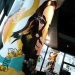 kawara CAFE＆DINING - 柱もかっこいい！（次女撮影）