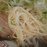水田商店 - この麺！極細ゆえの口当たりのキメ細かさとしっかりしたコシを両立してます！