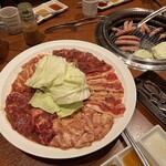 Yakiniku Reimen Yamanakaya - 1キロ盛り 