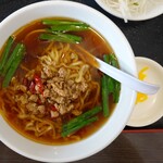四川料理 福園 - ランチセットの台湾ラーメン