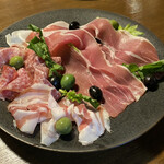 ピザ&グリル カマローネ - 「イタリア産ハム盛り合わせ」1,250円税込み