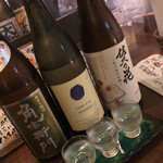 わかたろう - ゆ左から角右衛門 特別純米・若波TYPE FY2、佐久乃花 秋の純米吟醸