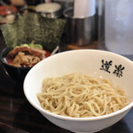 ラーメン道楽 - つけ麺　醤油辛スープ