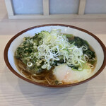 そばの神田 東一屋 - アサソバビンボー！　
      朝そば＋春菊天！　