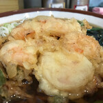 そばの神田 東一屋 - えびかき揚げに着目する。