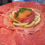 おにくやちゃんバー - 移転前の写真　しゃぶしゃぶのお肉　