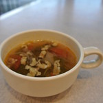 JICA関西 - 牛肉と青菜のスープ