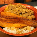 すき家 - 料理写真:2012.7 うな牛並盛（880円）