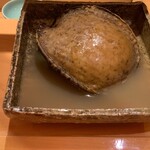 一心鮨 光洋 - 1キロ特大蒸し黒アワビ