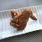 岩瀬惣菜店 - ◆大手羽たれづけ(200円・・普段食べるのが面倒だと「手羽」を好まない主人が、たれの味わいがよく美味しいと。