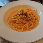 アチェーロ - ウニのクリームソース（大盛りではなかったので、その後追加してくださいました。）