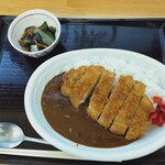 ごはん処 源さん - カツカレー（小鉢付き）