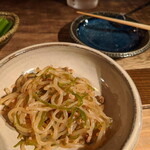 ひとひら - いつも頂く白滝とひき肉の青唐炒め(ﾊｰﾌ)