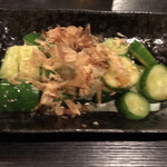手羽先専門店 てばから きたろ - きゅうり漬物