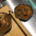 ゼロワンカレーA.o.D - ベジ　プレートに乗りきらない