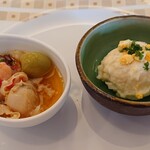 インペリアルバイキング サール - ポテトサラダミモザ風　シーフードマリネ