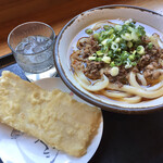 Kinosaki Udon - Tai Tempura + Meat Bukkake Udon (Large)