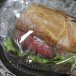 パン工房ポラン - 料理写真:自家製ローストビーフサンド