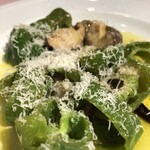 ニューローズ - 肉厚しいたけと肉厚ピーマンのアンチョビペペロンチーノ炒め　880円