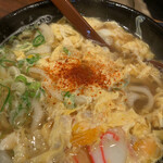 Himi Dom Bu Ri Hom Po Miki San - かきたまうどん￥600