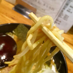 会津ラーメン 和 - 太麺カタメ