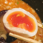 会津ラーメン 和 - 半熟味玉