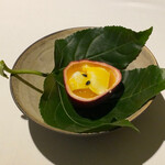 ラ・ヴァガボンド - パッションフルーツ、ココナッツのブランマンジェ