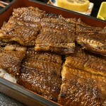 炭火焼うなぎ 東山物産 - 極上重