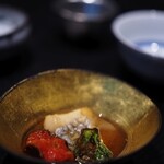 麻布十番松栄寿司 - 太刀魚と万願寺唐辛子