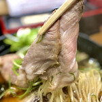 豊中麺哲 - 薄切りチャーシュー リフト