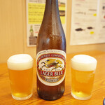 天房 - キリンラガービール(650円)