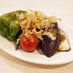 トンテキ食堂8 - 夏野菜のグリル(400円)