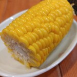 らーめん森や。 - 北海道美瑛産ゆでとうきびハーフ