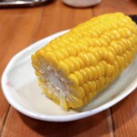 らーめん森や。 - 北海道美瑛産ゆでとうきびハーフ