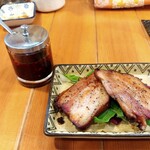 らーめん森や。 - 厚切りチャーシューステーキ