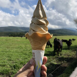 牛乳専科もうもう - コーヒー牛乳ソフトクリーム