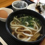 北条製麺所 - おにぎりは食べられてました