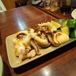 さどわら - げそ焼き