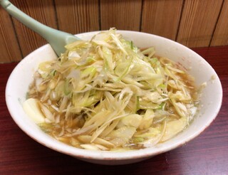 関越ラーメン 仙龍 - ラーメン＋ネギネギトッピング