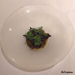 カーサ・デル・チーボ - ｱﾜﾋﾞと生木耳のｺﾝｿﾒｼﾞｭﾚがけ