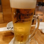 ジンギスカン誠 - 香るエール(生ビール)500円