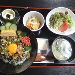 Shokurakusaishu Marugarita - ひらまさの炙りユッケ丼￥1,000