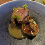 クーリエール - ボーヤファーム羊のロースト ムサシ農園しいたけ