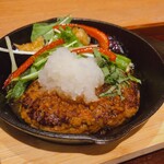 和カフェ Tsumugi - ♦スキレット和風ハンバーグ定食　¥1,430
〜醤油麹ソース〜