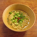 クーリエール - 豆乳担々麺 仔羊のミンチと出汁 ドライトマト