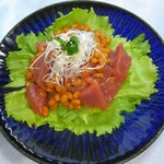 ヨークベニマル - 料理写真:カツオ風味タレの塩気が強いので山葵足して「まぐろ納豆」にしました