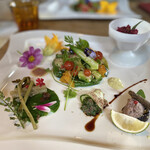 Aso うぶやま キュッフェ - 手作り野菜盛り合わせ