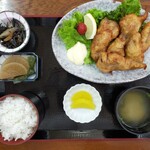 Oomanzoku - まぐ唐定食…1000円