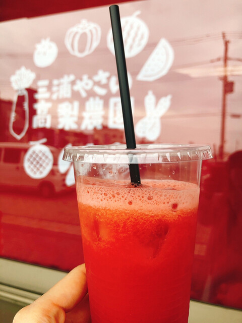 フレッシュなスイカまるごとジュース By どらりら 高梨農園 三浦半島その他 ジュースバー 食べログ