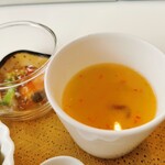 黒酢の郷 桷志田 - 茶碗蒸しとジュレ的な何か